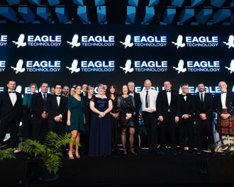 Aurora Energy team at the awards ceremony